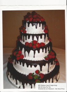 20 Shadow Cake with Strawberries